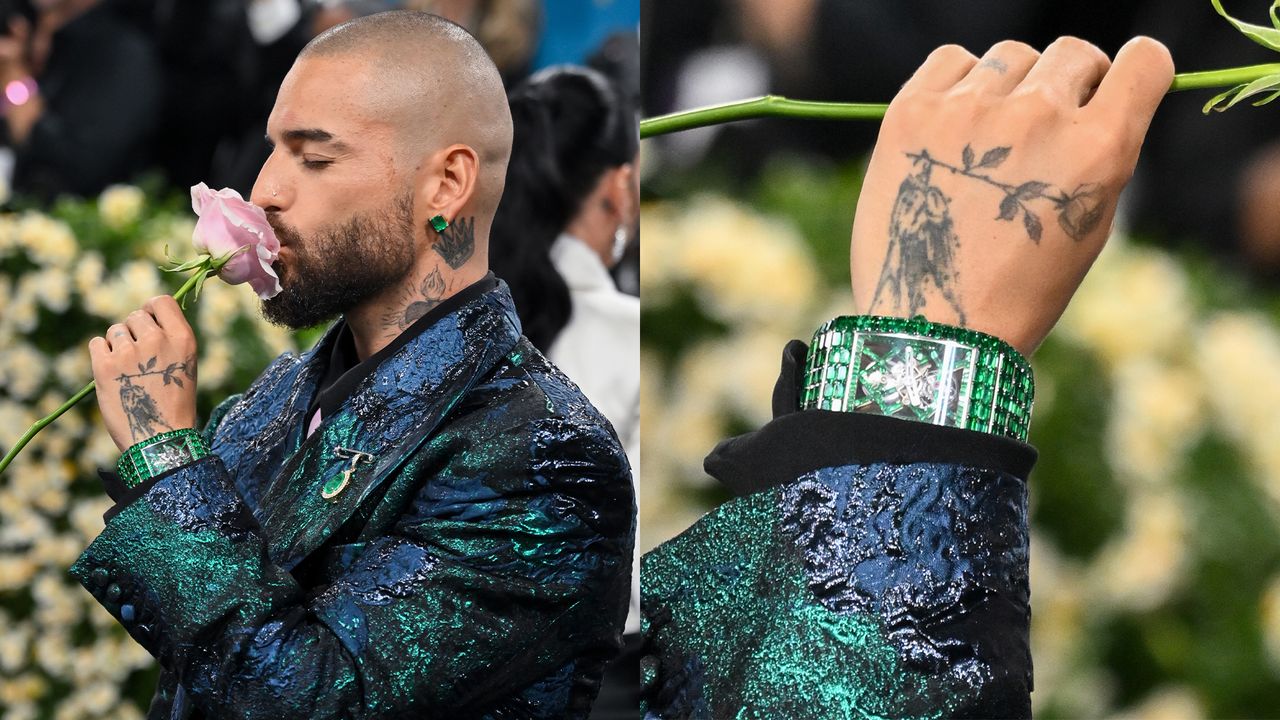Take a Closer Look at Maluma’s Million Met Gala Watch Take a Closer Look at Maluma’s Million Met Gala Watch